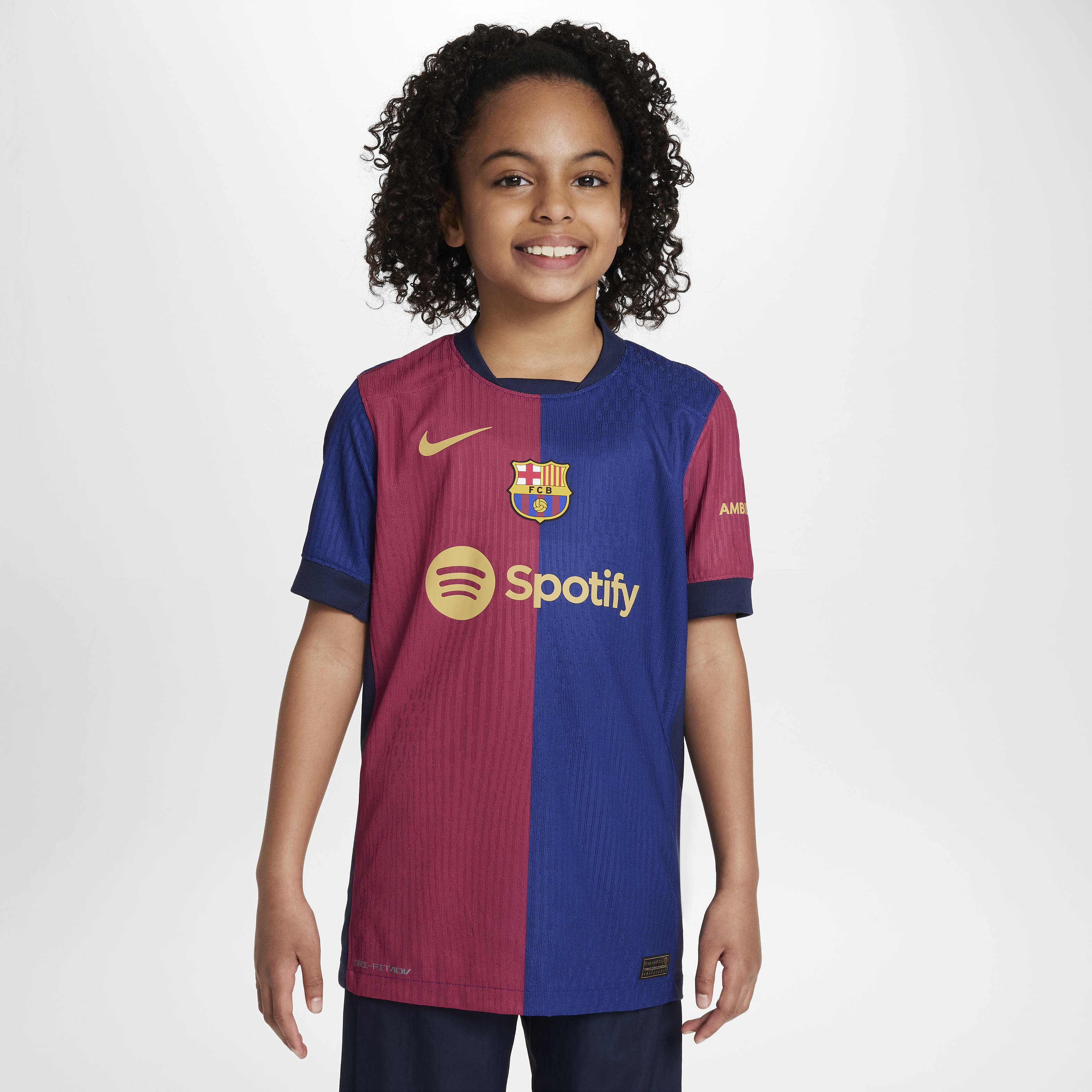 Nike F.C. Barcelona 2024/25 Match Home Older Kids' Nike Dri-FIT